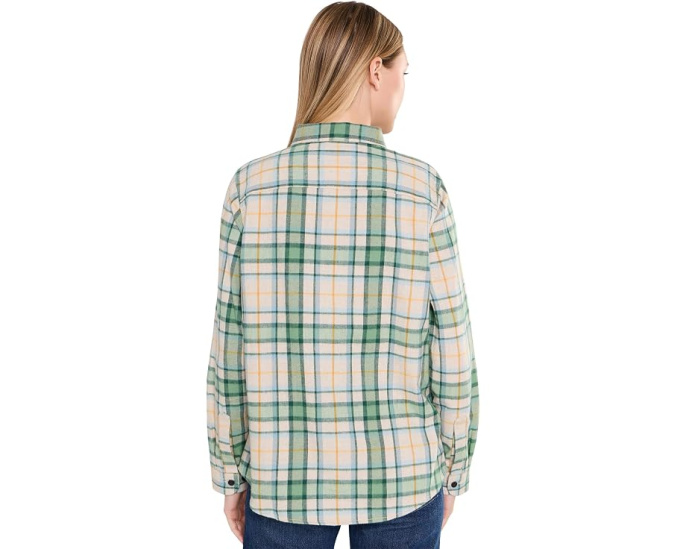 L.L.Bean Рубашка в клетку Scotch Plaid из мягкого хлопка