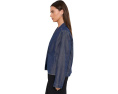 Куртка Eileen Fisher Lightweight Organic Cotton Denim Curved Front джинсовая