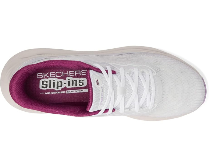 Кроссовки SKECHERS Max Cushioning Glide Step Sapphire Hands Free Slip-Ins с подошвой Goodyear