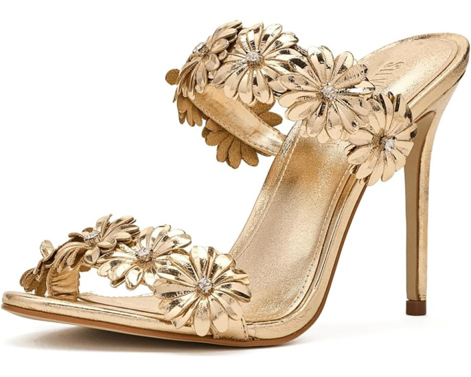 Босоножки Steve Madden Sunshine на шпильке с цветочным декором