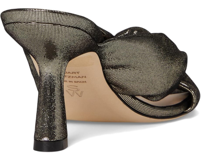 Босоножки Soplaya Slide 75 Stuart Weitzman на шпильке с узлом