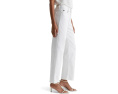 Джинсы AG Jeans Brinley Mid-Rise Straight Crop Gallery White прямого кроя