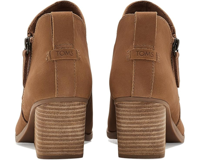 Ботинки TOMS Goldie на танкетке с застежкой-молнией
