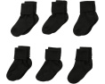 Baby Girls' 6 Pair Pack Seamless Turn Cuff Socks