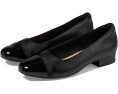 Туфли Juliet Monte с квадратно-округлым мысом и лаковой отделкой Clarks