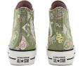 Кеды Converse Chuck Taylor All Star Lift Platform Paisley Pop с принтом