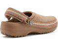 Детские сабо Crocs Classic Crafted Canvas Vegan Suede Stitch с веганским замшем