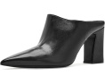 Босоножки Schutz Eleanor Mule на каблуке из кожи черные