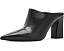 Босоножки Schutz Eleanor Mule на каблуке из кожи черные
