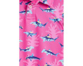 Поло Chubbies Kids The Lil Great Pink Shark для малышей