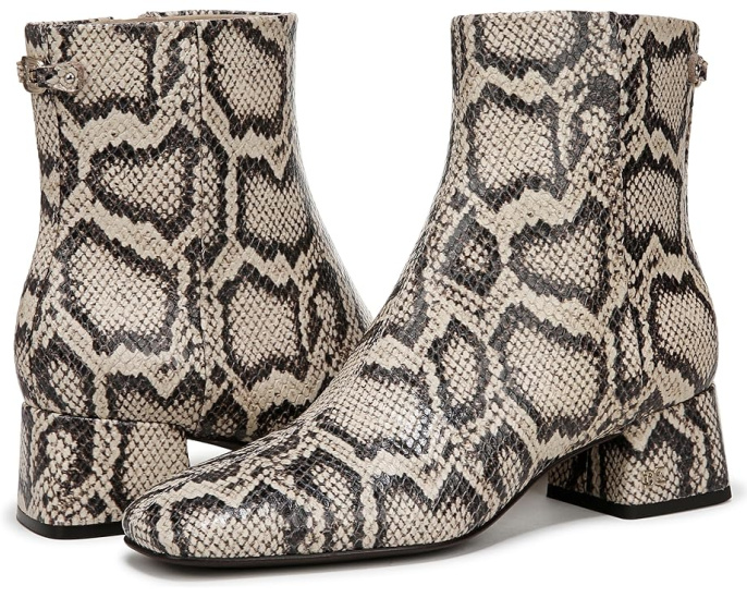 Ботильоны Paige 2 Sam Edelman с квадратным носком и массивным каблуком