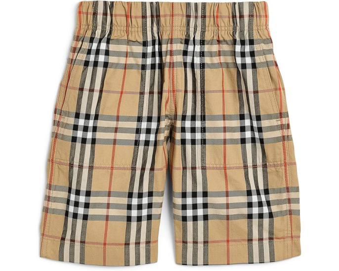 Шорты мальчиковые Burberry Trent с клеткой Sand IP