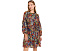 Dolman Sleeve One Tier Mini Dress with Self Belt