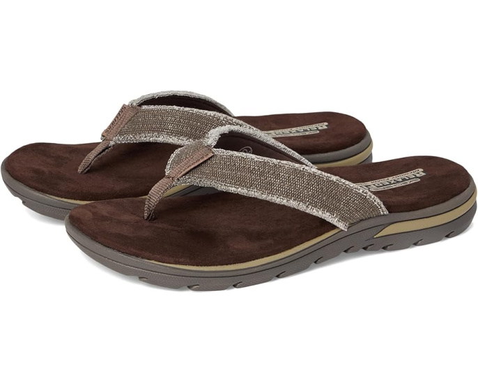 SKECHERS сандалии Relaxed Fit 360 Supreme с тканевым верхом и стелькой Memory Foam