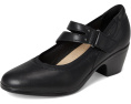 Туфли Clarks Emily 2 Janna с удобным каблуком и двойным ремешком