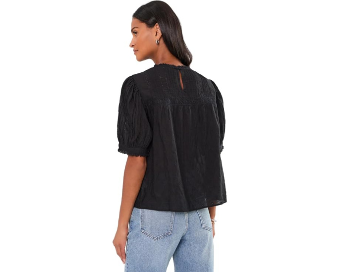 Топ с вышивкой и складками от Madewell