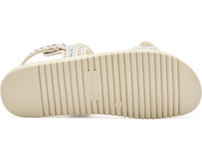Детские сандалии Steve Madden Mona с регулируемыми ремешками и плоской подошвой