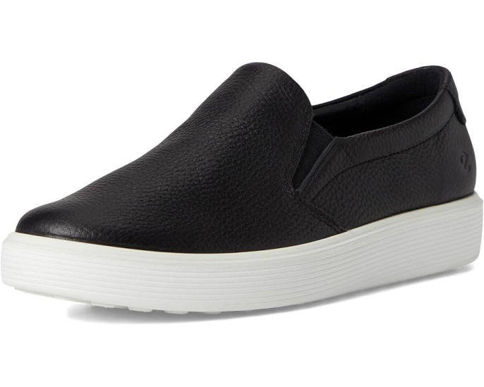 Кроссовки ECCO Soft 60 Premium Slip-On из мягкой кожи с эластичными деталями