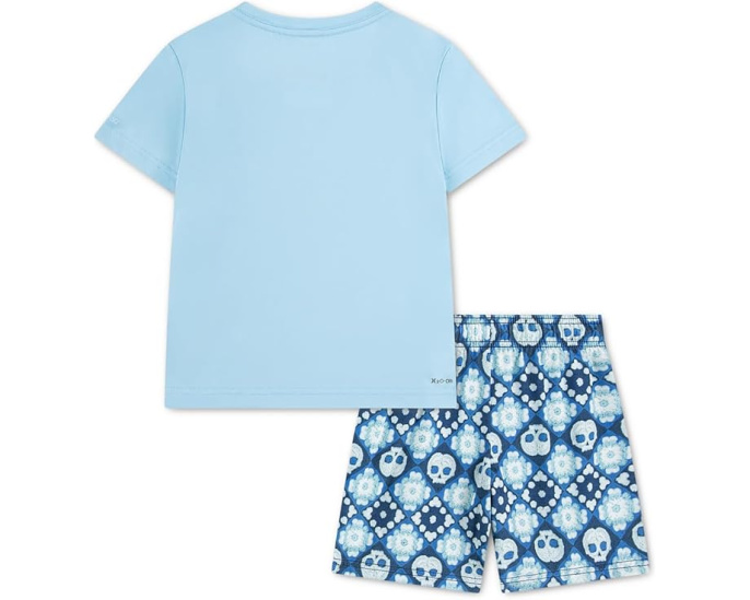 Купальный комплект Hurley Kids Crochet Skull с защитой UPF 50+
