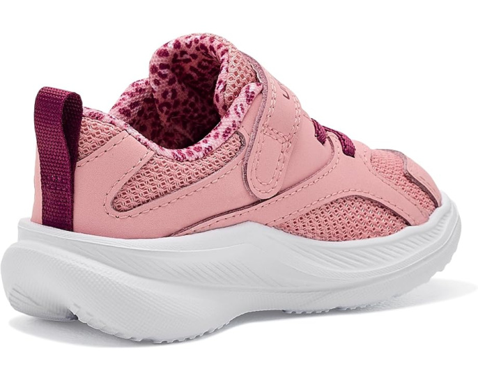 Кроссовки Charged Assert 11 Alternate Closure Under Armour для малышей Posh Pink