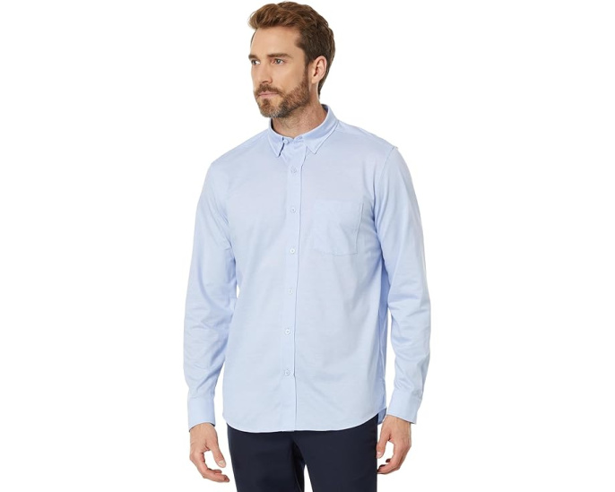 Рубашка XC Flex Stretch из эластичного хлопкового трикотажа от Johnston & Murphy