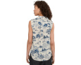 Блуза NYDJ Gabrielle без рукавов с принтом пальмовых деревьев
