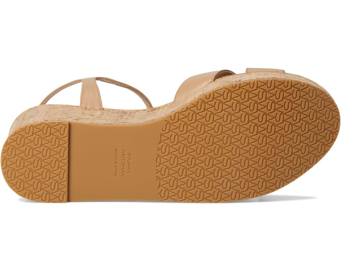 Сандалии Stuart Weitzman Dayna Wedge на платформе с открытым носком