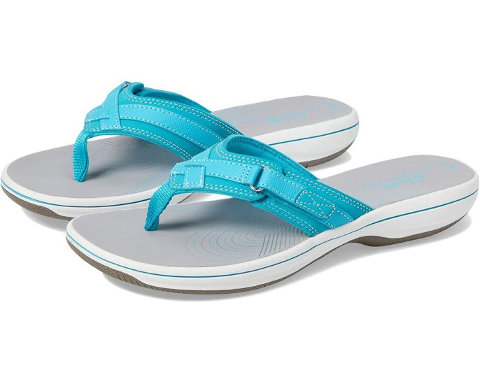 Сандалии-слипоны Clarks Breeze Sea с цветочным дизайном