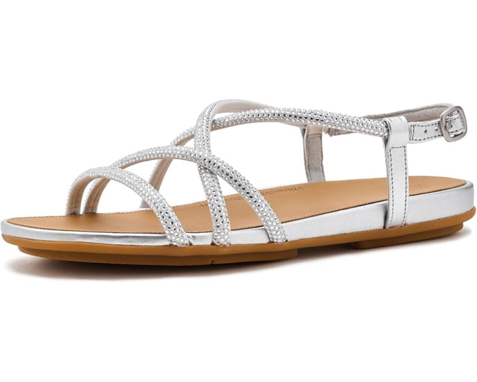 FitFlop Сандалии Gracie Crystal с кристаллами и задним ремешком