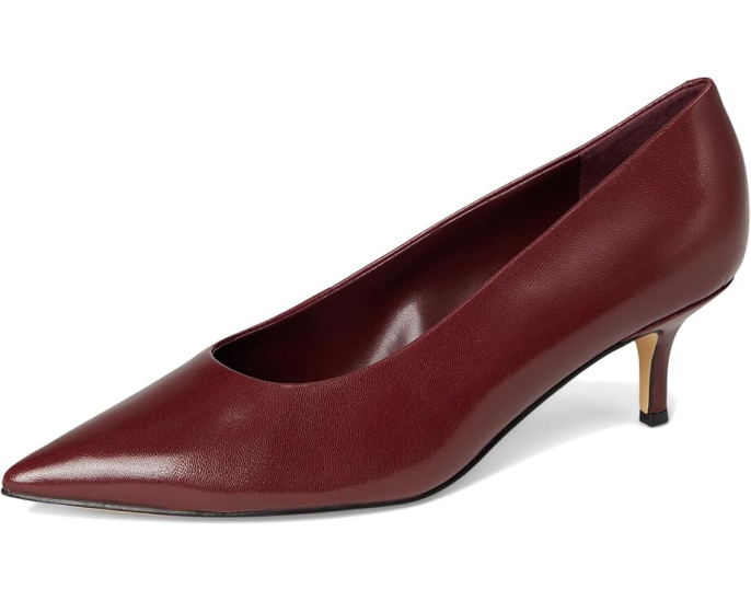 Туфли Calvin Klein Voneta на каблуке kitten heel с острым носком