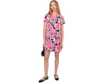 Платье Mattison с цветочным принтом и короткими рукавами Lilly Pulitzer