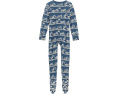 Комбинезон Kickee Pants Print Footie с двухсторонней молнией для младенцев