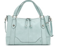 Сумка Frye Melissa Medium Satchel кремово-металлического цвета