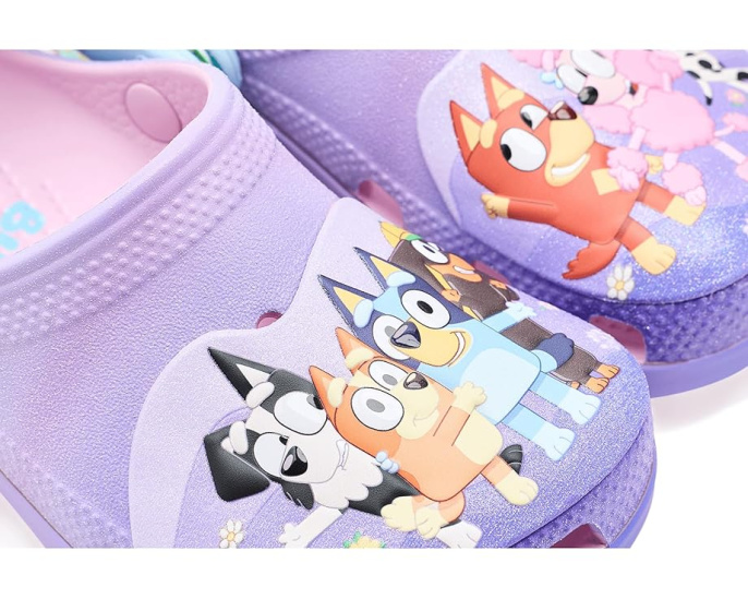 Кроксы Crocs Kids Bluey Classic Clogs для малышей с персонажами