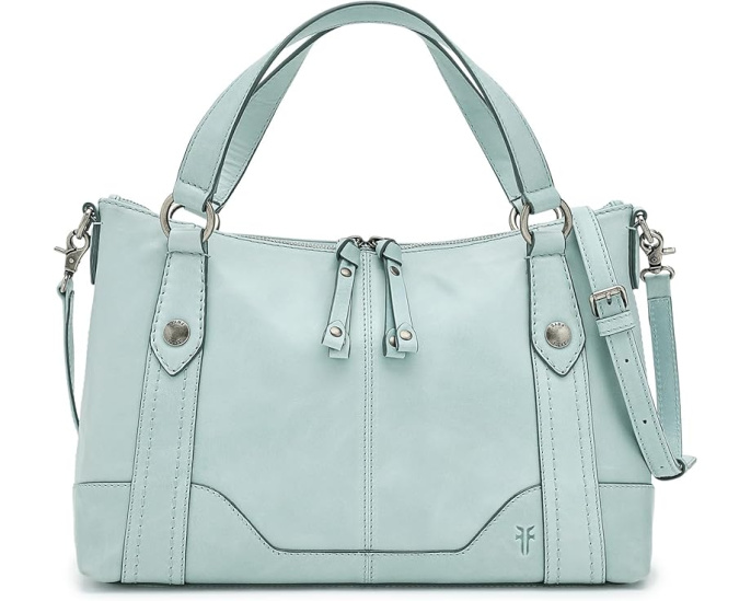 Сумка Frye Melissa Medium Satchel кремово-металлического цвета