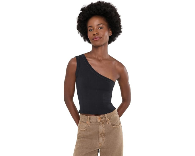 Топ So Soft Seamless Modal Asymmetrical Cami Free People с эффектным асимметричным кроем