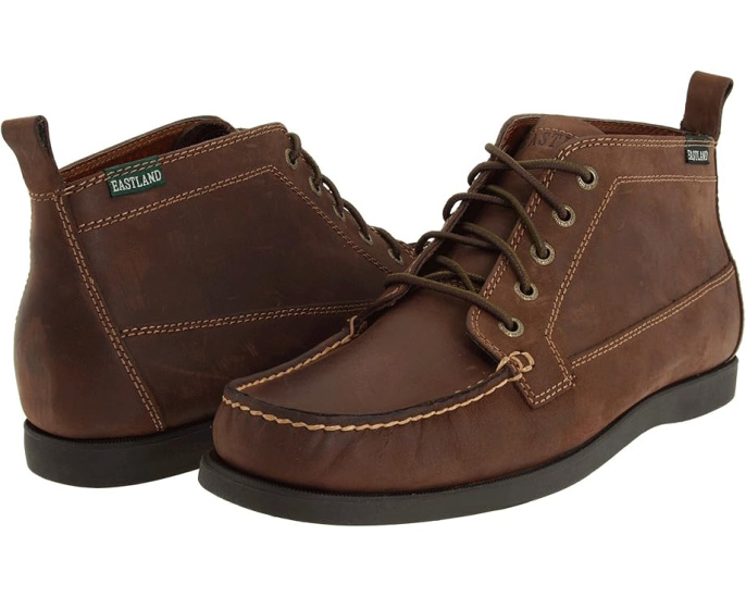 Чукка ботинки Eastland Seneca Camp Moc с ручной строчкой