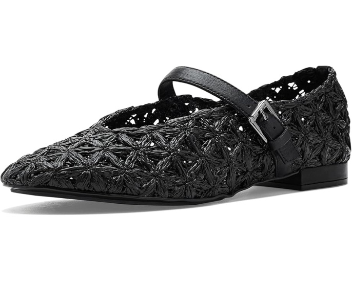 Бернардо Borden Raffia туфли из рафии с ремешком