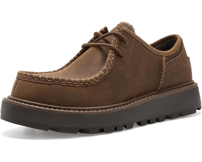 Кожаные ботинки UGG Loften с шерстяной подкладкой