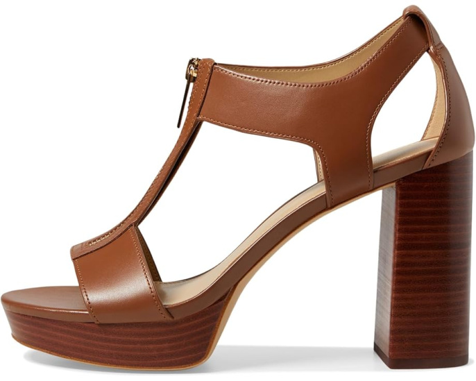 Босоножки MICHAEL Michael Kors Berkley Mid на платформе с молнией спереди