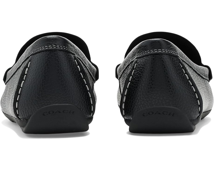Туфли COACH Sculpted C Driver с логотипом из замши