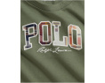 Хлопковое джерси-поло с логотипом Madras от Polo Ralph Lauren