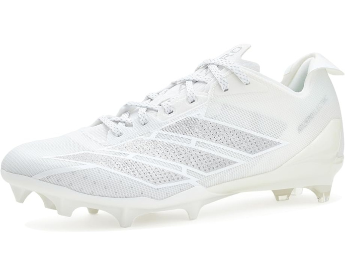 Бутсы Adidas Adizero Electric для американского футбола белые с золотым