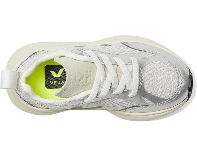 Детские кроссовки VEJA Small Canary Light Alveomesh с сетчатым верхом