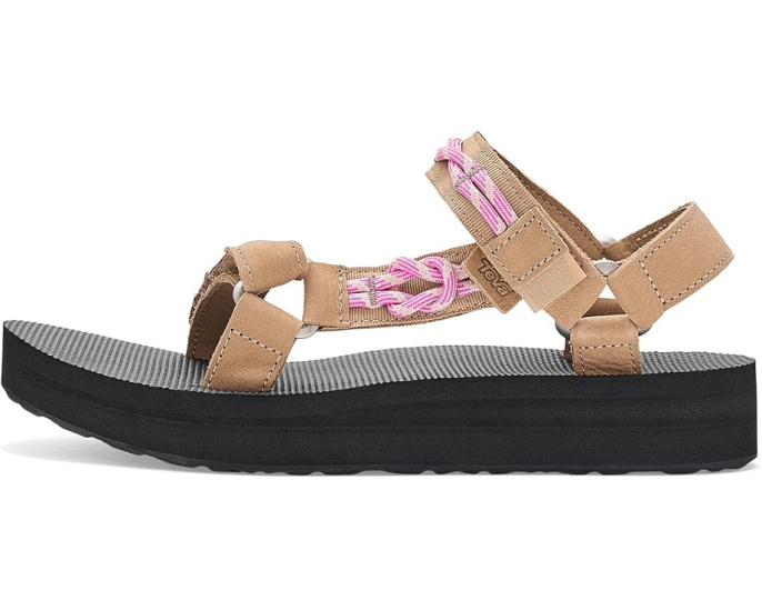 Кожаные сандалии Teva Midform Universal Knotted с деталями из альпинистской верёвки