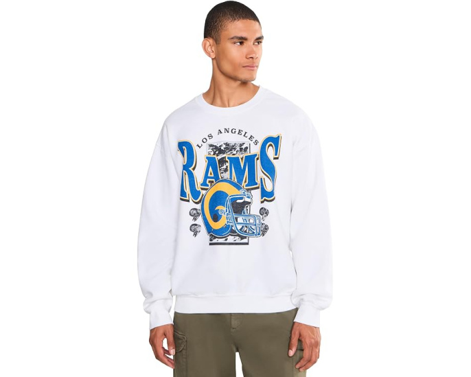 Junk Food Clothing NFL Los Angeles Rams Conversion Crew Fleece свитшот