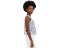 Madewell 60's Cambric топ Leah с круглым вырезом