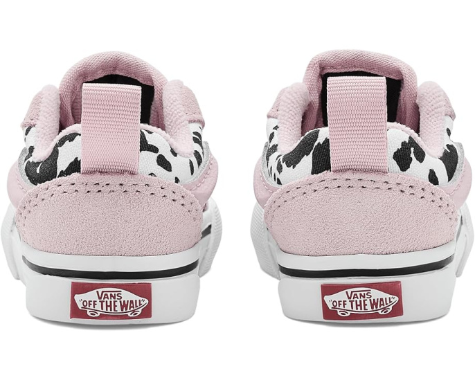 Детские кеды Vans Knu Skool Elastic Lace с коровьим принтом