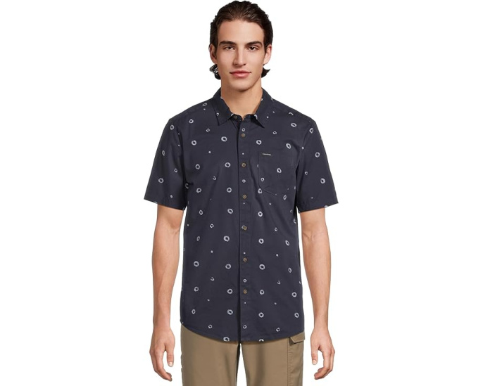 Короткая рубашка Scaler Stone из оксфордской ткани Volcom