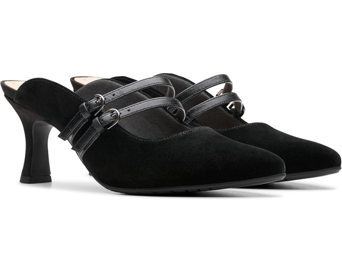 Сандалии Clarks Kataleyna Eve из замши на котячьем каблуке